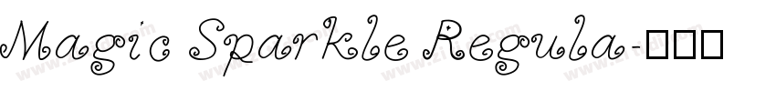 Magic Sparkle Regula字体转换